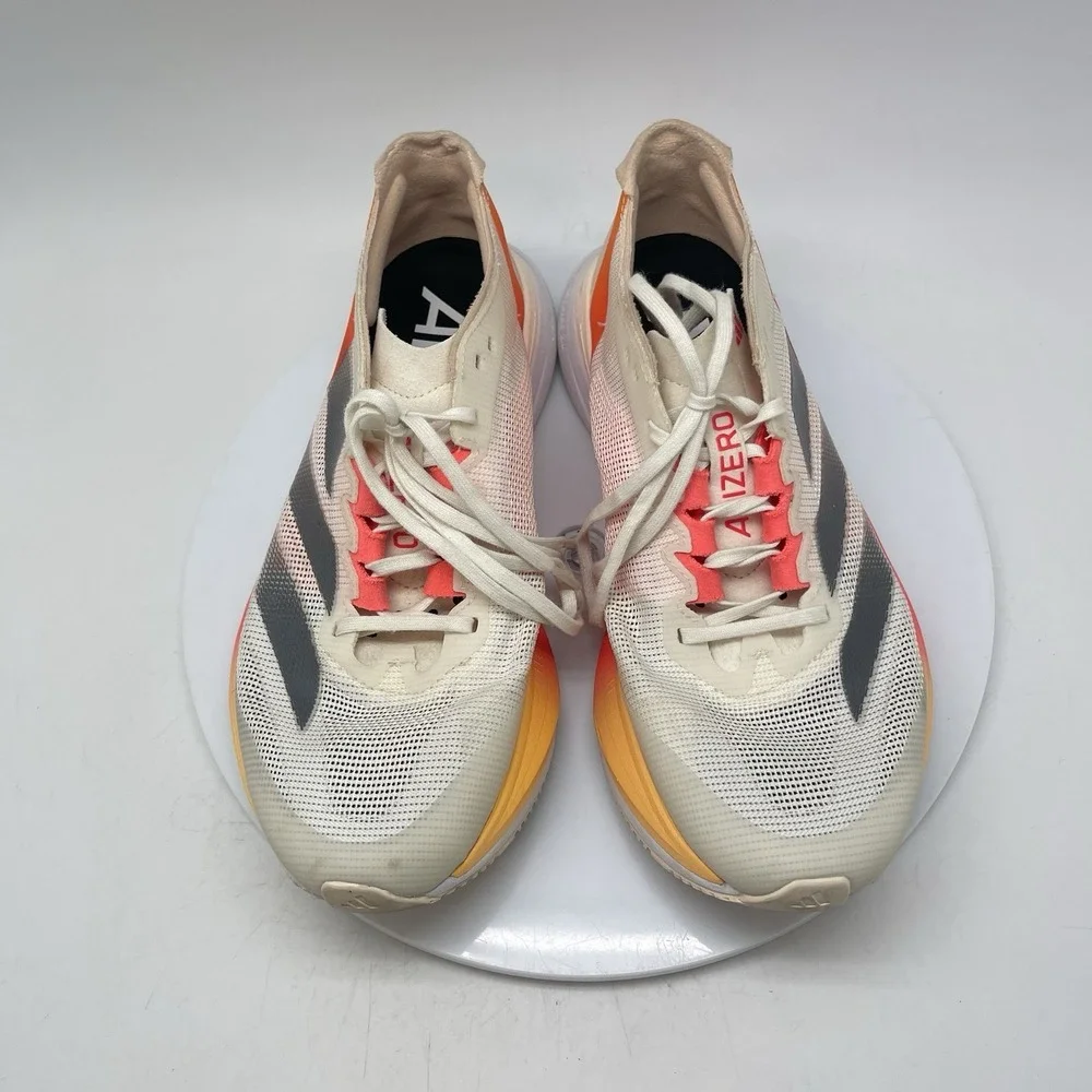 Adidas Sneakers Womens 7 Adizero Boston 12 Ivory Pack Gym Running Shoes IG3325